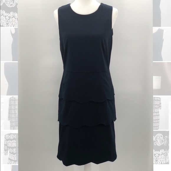 J.McLaughlin Providence Sheath Dress Navy Size 10 - Picture 12 of 15